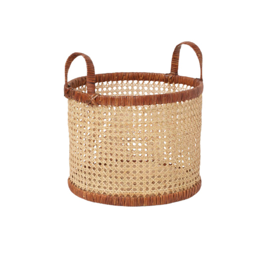 Rattan Basket Beige